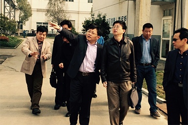 2015年3月22日，，，国家发改委一行来公司现场稽察中水回用项目