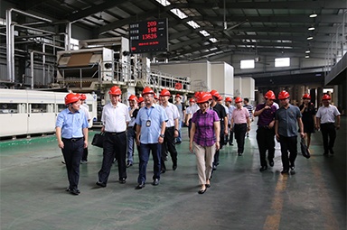 2018年9月12日，，，天下政协常委、、提案委员会副主任郭庚茂、、支树平率领调研组莅临公司开展调研