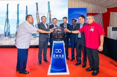 擎梦奋进 续写华章 | 5163银河手机版纸业马来西亚项目二期桩基仪式盛大举行